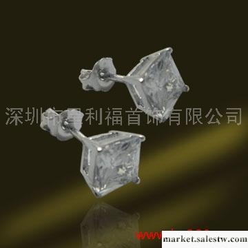 供應a-shiny925純銀八心八箭耳釘工廠,批發,進口,代購