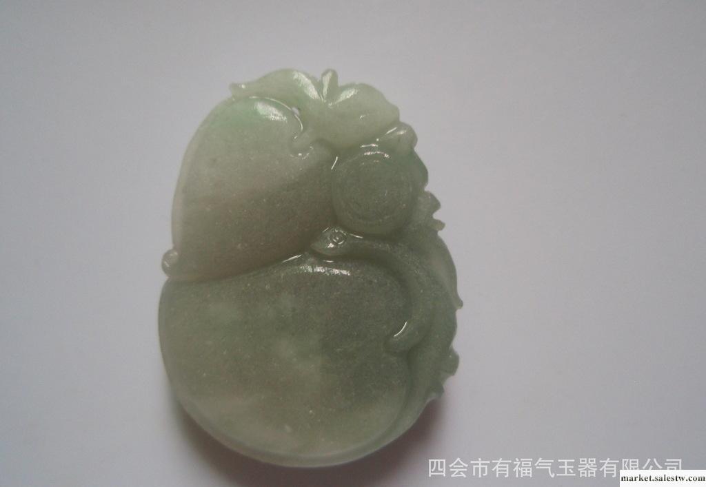 翡翠吊墜天然翡翠a貨 冰糯種 福祿壽掛件 翡翠掛件 翡翠吊墜工廠,批發,進口,代購