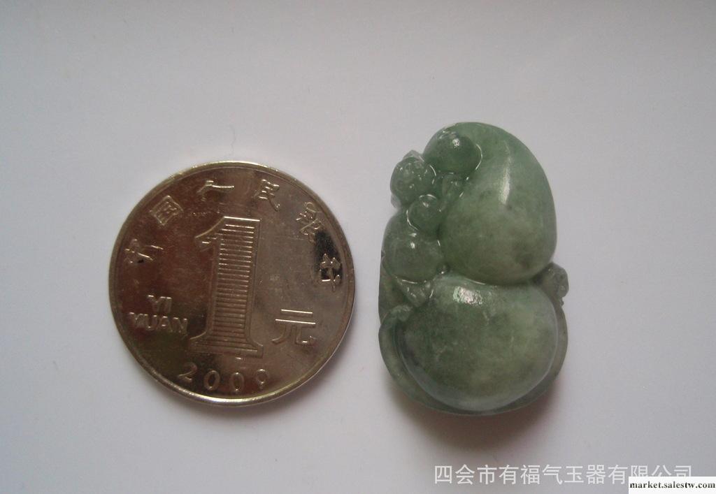 吊墜天然翡翠a貨 冰糯種 福祿壽掛件 翡翠掛件 翡翠吊墜工廠,批發,進口,代購