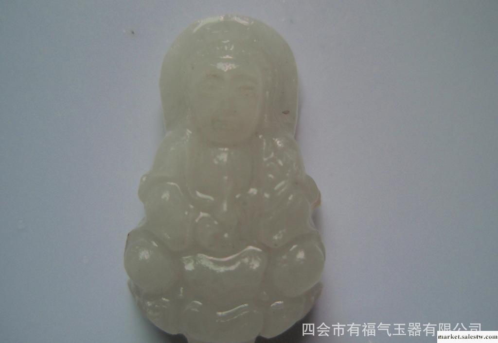 吊墜天然翡翠A貨 冰糯種 撒金觀音 翡翠吊墜來料加工工廠,批發,進口,代購