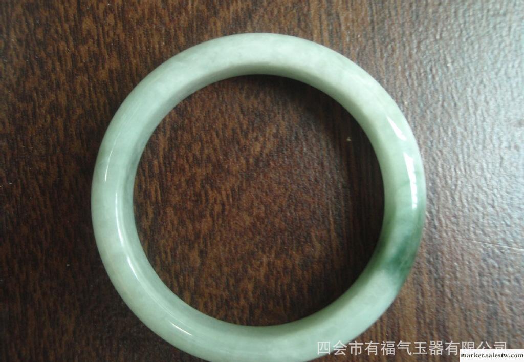 翡翠手鐲玉手鐲 天然翡翠a貨糯種飄花圓條手鐲 四會玉器加工廠工廠,批發,進口,代購