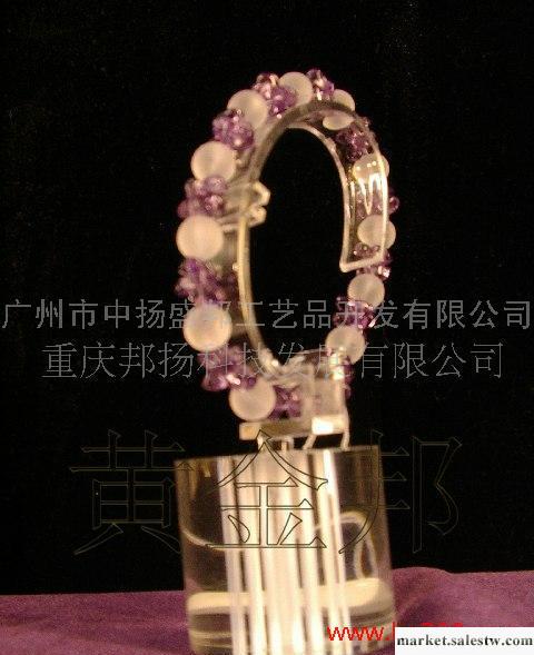供應天然紫水晶手鏈，天然白水晶首飾批發・進口・工廠・代買・代購