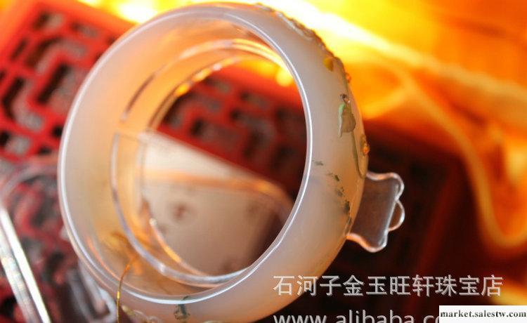 精品首飾 天然A貨女士手鐲天然玉鐲 精美雕花新疆和田玉鐲批發工廠,批發,進口,代購