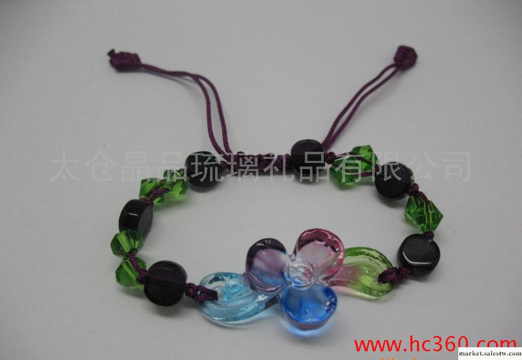 晶品古法琉璃飾品手鏈庫存琉璃禮品工廠,批發,進口,代購