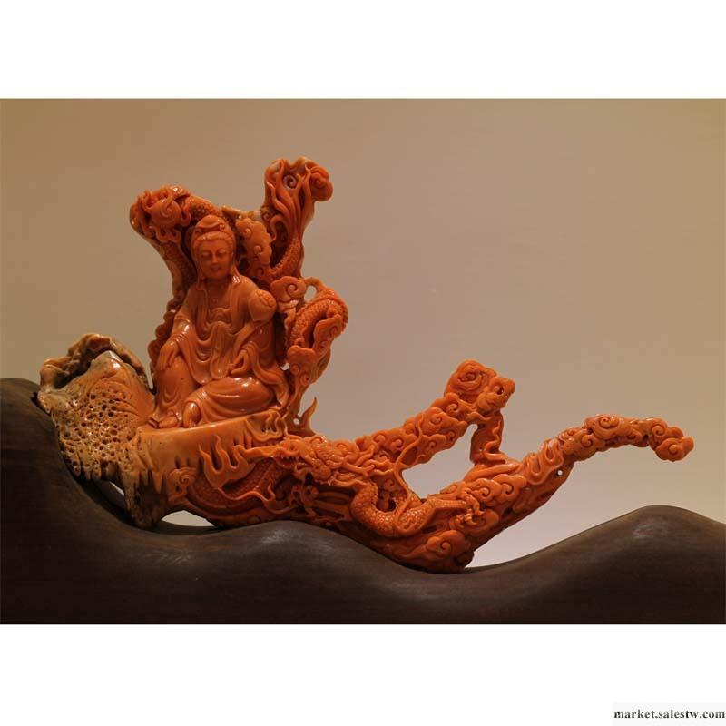 供應hanthy 漢飾珊瑚樹珊瑚樹紅珊瑚觀音擺件RC77工廠,批發,進口,代購