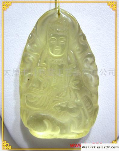 供應{香港日月堂}天然開光黃水晶守護神吊墜 屬馬的本命佛 大勢至菩薩{批發另議}工廠,批發,進口,代購