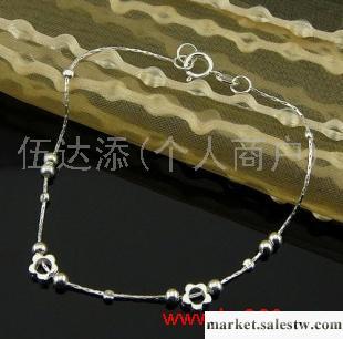 供應s018,7寸純銀手鏈，水晶項鏈配件，銀加工工廠,批發,進口,代購