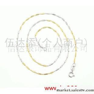 供應Y914 16寸圓柱鏈鍍兩色金，時尚飾品項鏈工廠,批發,進口,代購