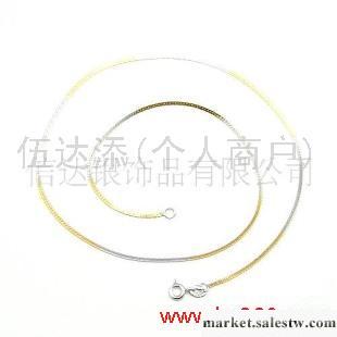 供應Y930 16寸金龍鏈鍍兩色金，925純銀批發工廠,批發,進口,代購