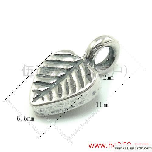 供應KM069 純銀泰銀樹葉配件，手工DIY串珠配件工廠,批發,進口,代購