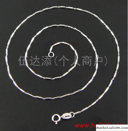 供應Y 914 16寸空心圓柱加鏈，純銀飾品項鏈工廠,批發,進口,代購