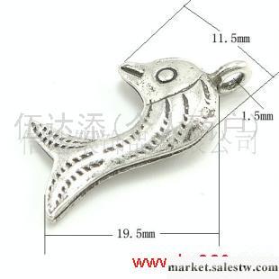 供應PH9030 925泰銀海豚魚配件，925手工銀飾工廠,批發,進口,代購
