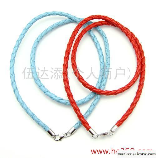 供應4mm四股編織皮革繩工廠,批發,進口,代購