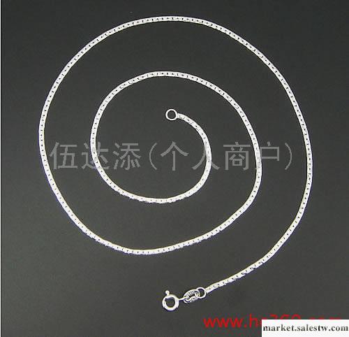 供應YD945 18寸長城鏈鍍白金，純銀制品工廠,批發,進口,代購