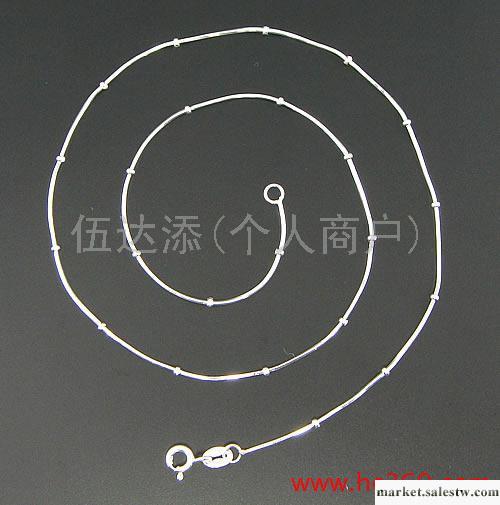 供應Y951 16寸八角蛇間珠鏈，925純銀飾品工廠,批發,進口,代購