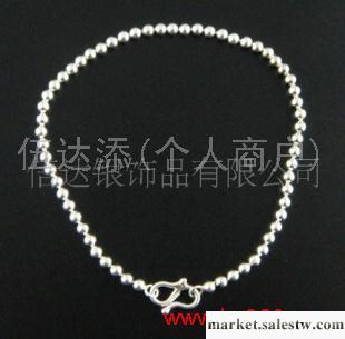 供應批發99純銀2mm珠手鏈，廣州時尚飾品批發工廠,批發,進口,代購