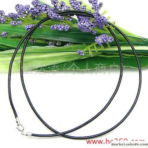 供應1.5mm真皮繩18寸彈簧扣，外貿首飾項鏈繩工廠,批發,進口,代購