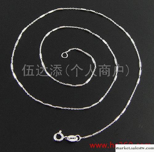 供應Y 919 16寸圓柱鏈鍍白金，925銀飾批發工廠,批發,進口,代購