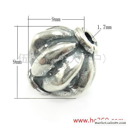 供應KM042 泰銀配件珠，925銀飾，DIY配件珠工廠,批發,進口,代購