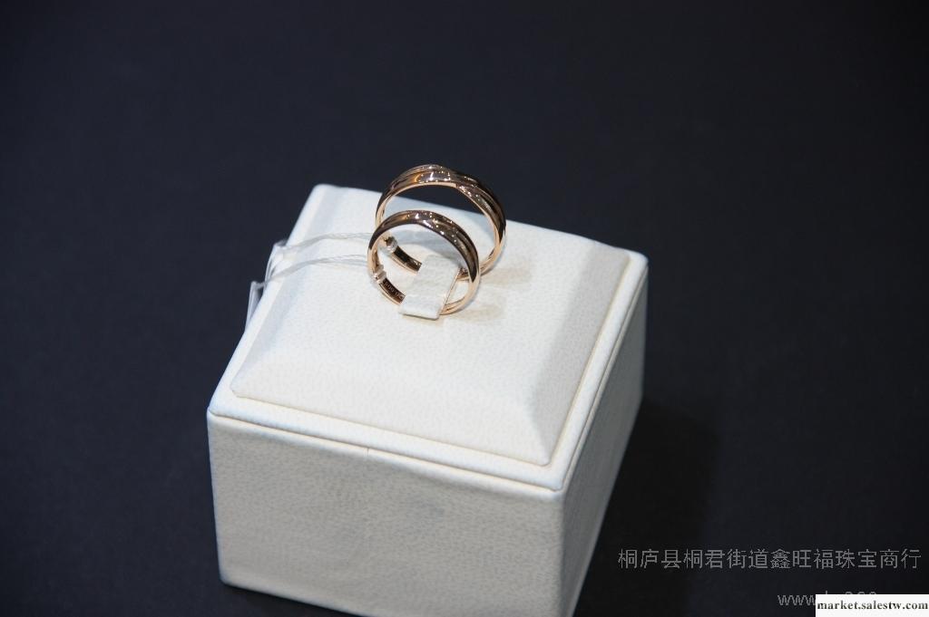 供應鑫旺福鉆石情侶對戒 18K彩金鉆石戒指 結婚情侶戒指 男女鉆戒工廠,批發,進口,代購