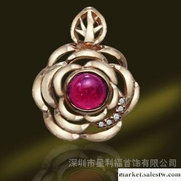 供應A-SHINY玫瑰花吊墜 PSA3565工廠,批發,進口,代購