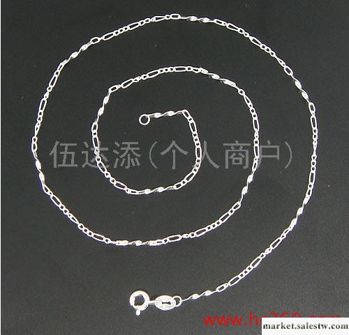 供應Y942 16寸子母間扭片鏈，銀飾批發市場工廠,批發,進口,代購