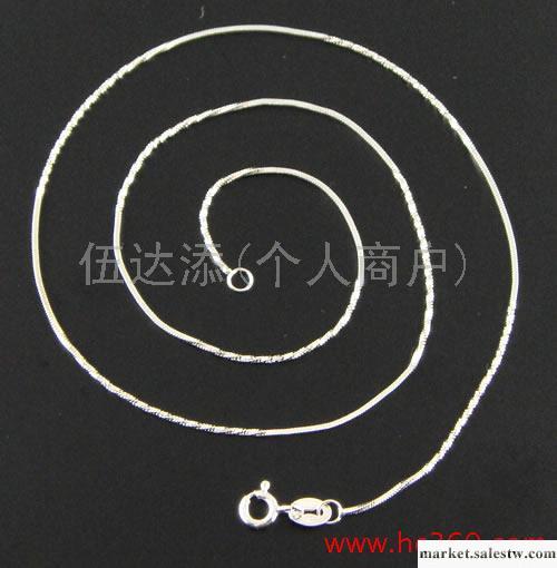 供應YD927 08mm18寸方蛇間扭鍍三色金項鏈工廠,批發,進口,代購