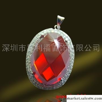 供應a-shiny925純銀吊墜 紅晶石工廠,批發,進口,代購
