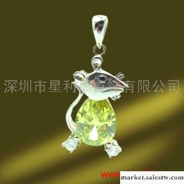 供應a-shiny925純銀吊墜鋯石+寶石工廠,批發,進口,代購