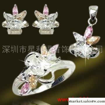 供應a-shiny925純銀鋯石套裝13工廠,批發,進口,代購