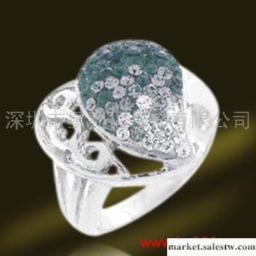 供應a-shiny925純銀水鉆戒指排列有序工廠,批發,進口,代購