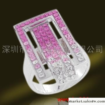 供應a-shiny925純銀水鉆戒指轉角遇到愛工廠,批發,進口,代購