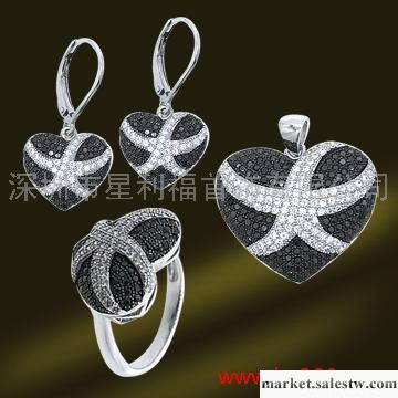 供應a-shiny925純銀鋯石薇鑲首飾 可打公司logo工廠,批發,進口,代購