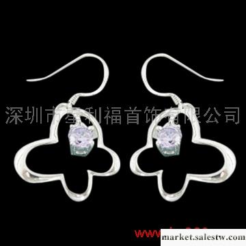 供應a-shiny925純銀耳環鋯石60工廠,批發,進口,代購