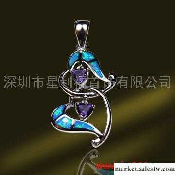供應純銀澳寶吊墜花無缺歐泊澳寶閃山云蛋白石吊墜b工廠,批發,進口,代購
