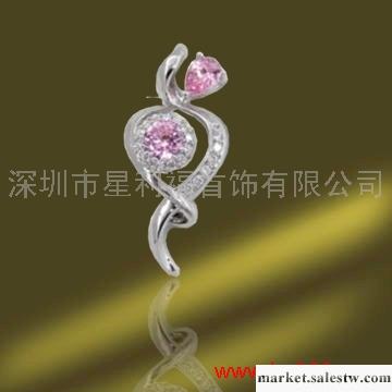 供應a-shiny925純銀吊墜粉鋯工廠,批發,進口,代購