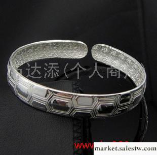 供應232 純銀圓頭手鐲，銀飾品，銀飾手鐲工廠,批發,進口,代購
