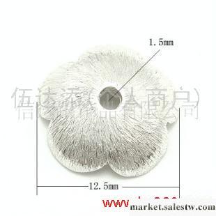 供應PH9108 12.5mm磨紗花托，925銀配件工廠,批發,進口,代購