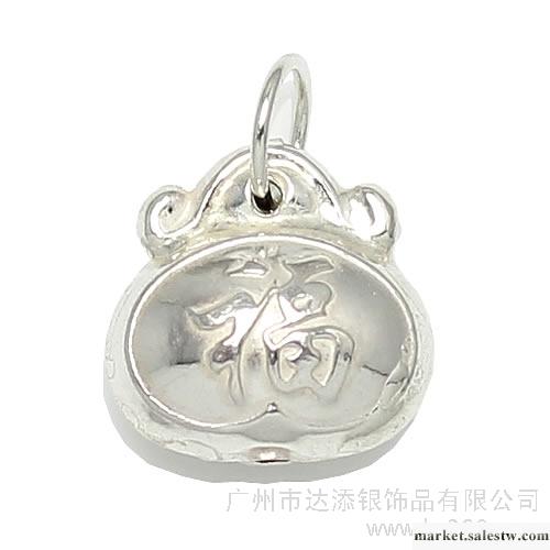 供應HC007 中木魚純銀鈴鐺吊墜 廣州時尚飾品 純銀小飾品批發工廠,批發,進口,代購