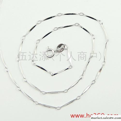 供應YD402 18寸08凹批角鍍白金，純銀項鏈工廠,批發,進口,代購