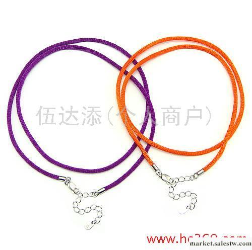 供應2mm韓國絨加尾鏈加牌，項鏈繩扣工廠,批發,進口,代購