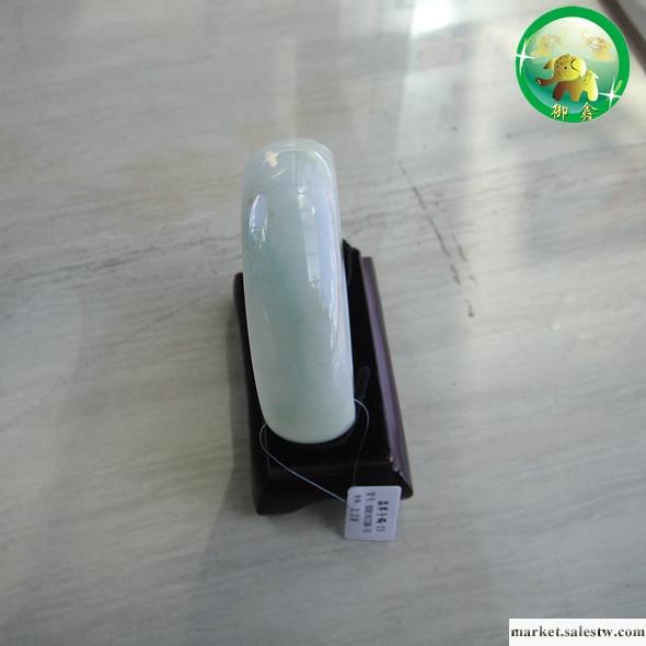 供應騰沖【御鑫】品牌 天然A貨翡翠 5.8CM細膩飄淡翠手鐲工廠,批發,進口,代購