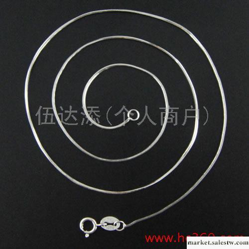 供應Y934 0.8mm16寸八角蛇鏈，925純銀工廠,批發,進口,代購