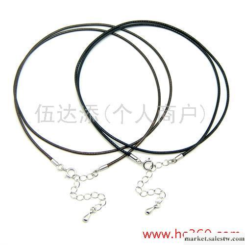 供應1.0進口臘繩加尾鏈加水滴，純銀飾品繩工廠,批發,進口,代購