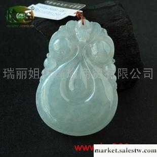 供應冰種淺蘭水精雕福在眼前吊墜n1251工廠,批發,進口,代購