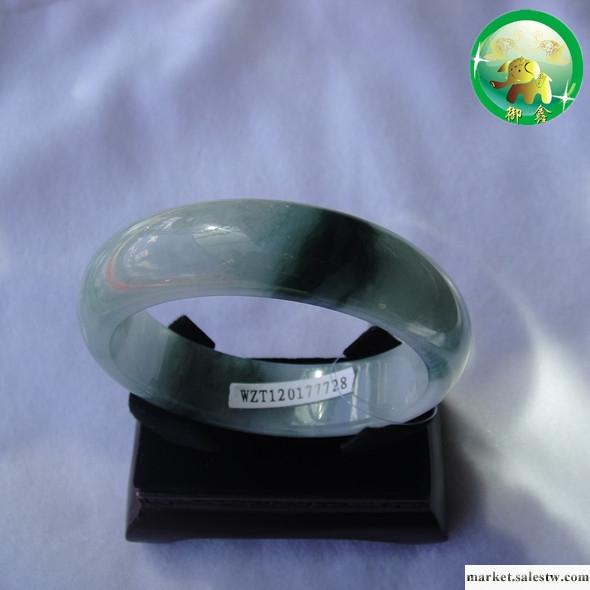 供應騰沖【御鑫】品牌 天然A貨翡翠 6.0CM內徑飄花手鐲 手環 飾品禮品工廠,批發,進口,代購