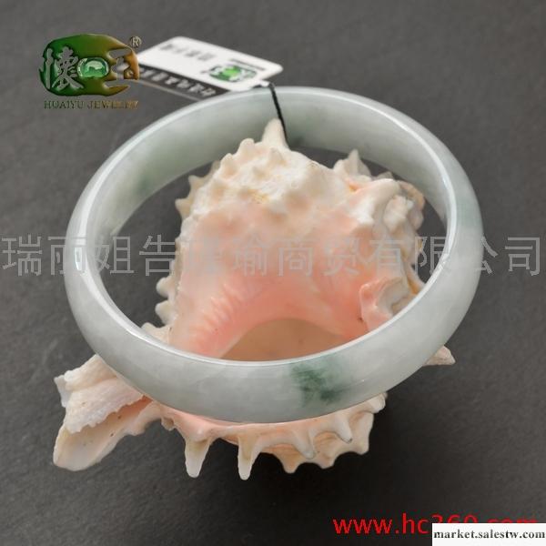 供應懷玉細糯種飄花翡翠手鐲n5099工廠,批發,進口,代購