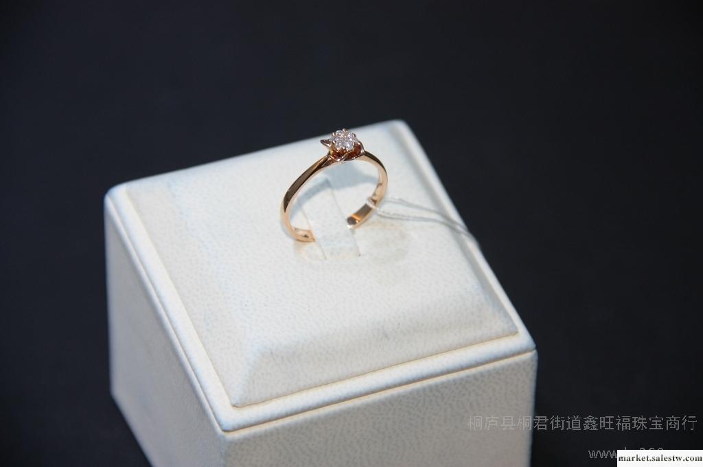 供應限時特價！愛相隨 鑫旺福珠寶 18K白金 情侶鉆石對戒結婚 貴金屬交易工廠,批發,進口,代購