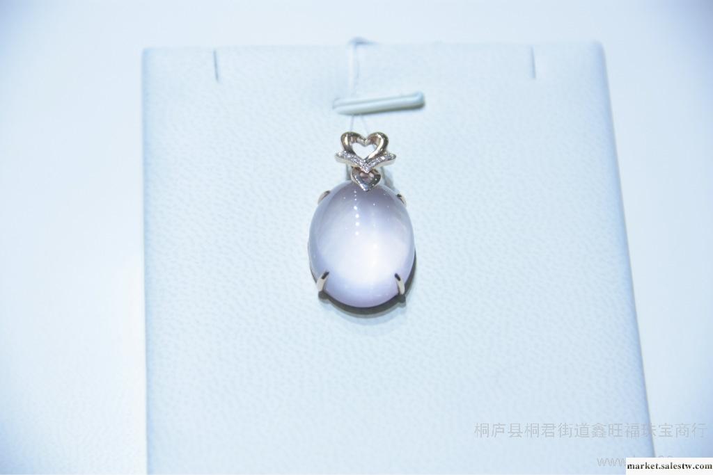 供應單鉆設計吊墜18K黃金玫瑰金白金結婚吊針 鉆石珠寶促銷中工廠,批發,進口,代購