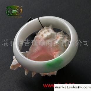 供應白底青花翡翠手鐲n1096（60.7）工廠,批發,進口,代購